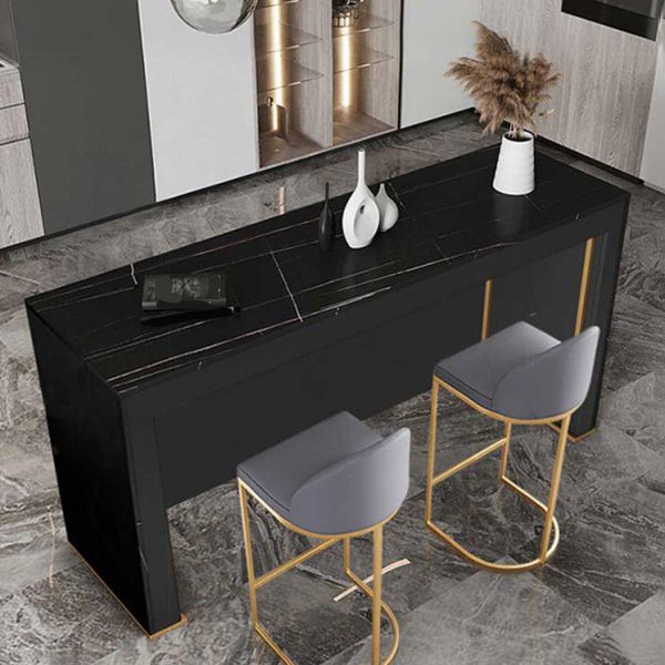 Modern Style Dining Bar Counter Table Rectangle Table for Kitchen