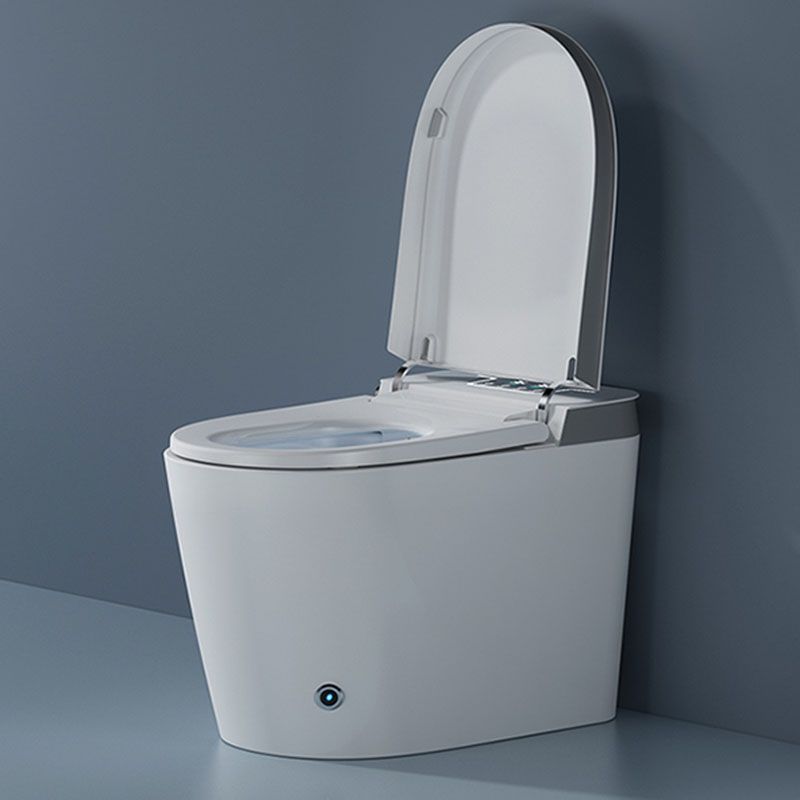 Contemporary 19.09" H Electronic Toilet Seat Elongated Floor Standing Bidet