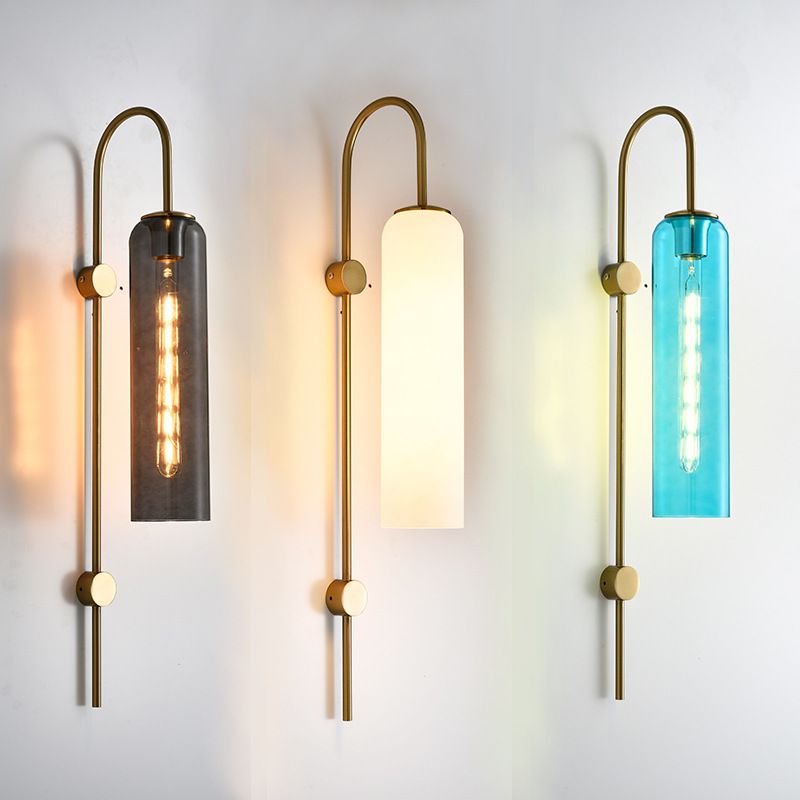 Mid Century Simplicity Wall Monted Light Fixture Glazen wandbevestiging Lichtlijn voor slaapkamer