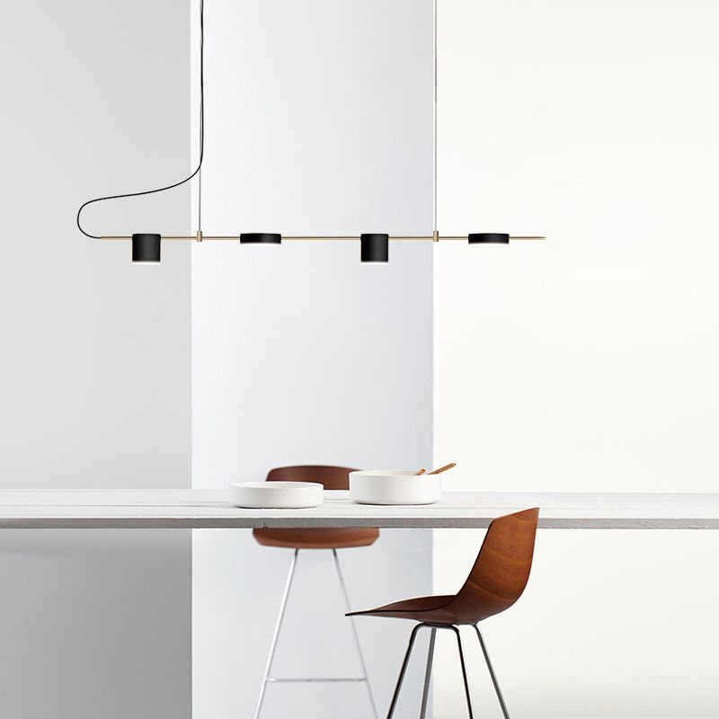 4 Lights Lighting Lighting Lighting Lighting colgante colgante de la isla de cocina