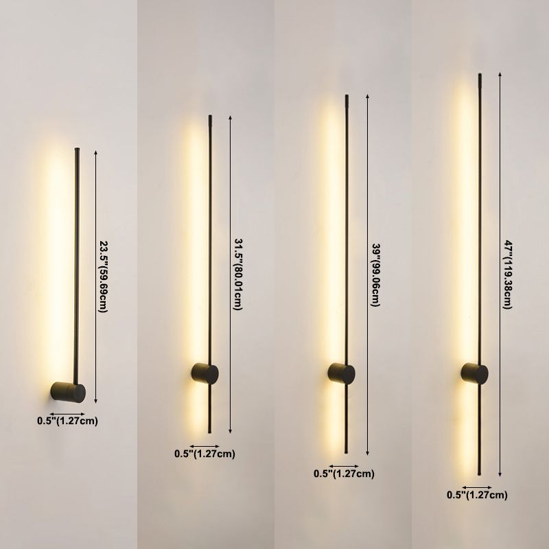 Lineare Schatten Metallwandbeleuchtung moderner Stil 1-Licht-Wandmontage Leuchte Leuchte
