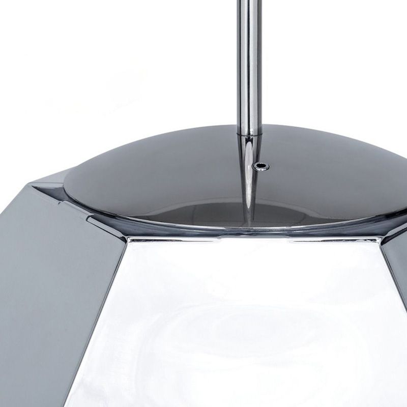 Minimalismo poliedra sombra diamante luz colgante de estilo acrílico colgante de iluminación acrílica para cafeterías restaurantes