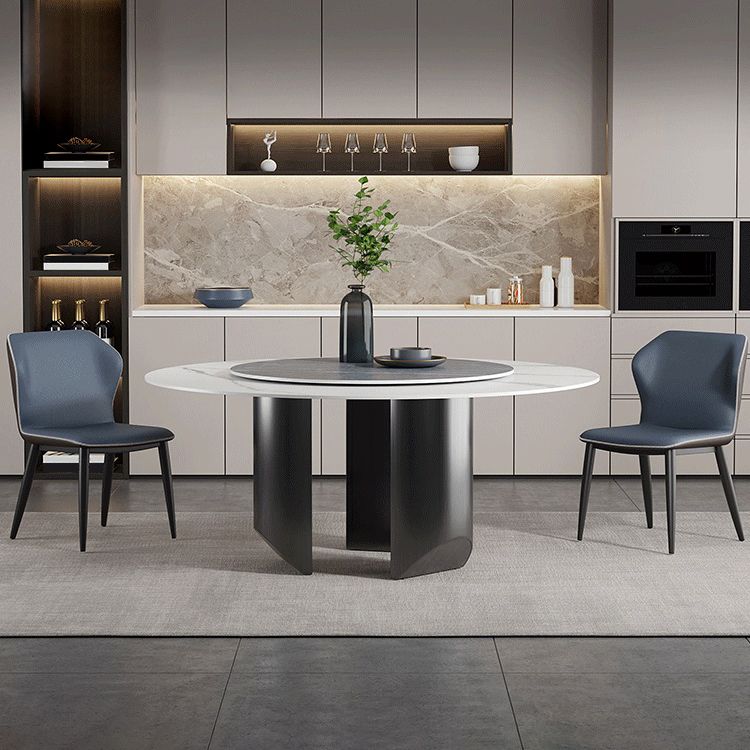 Modern 1/4/7/9 Pieces Furniture Round Stone Dining Set for Kitchen