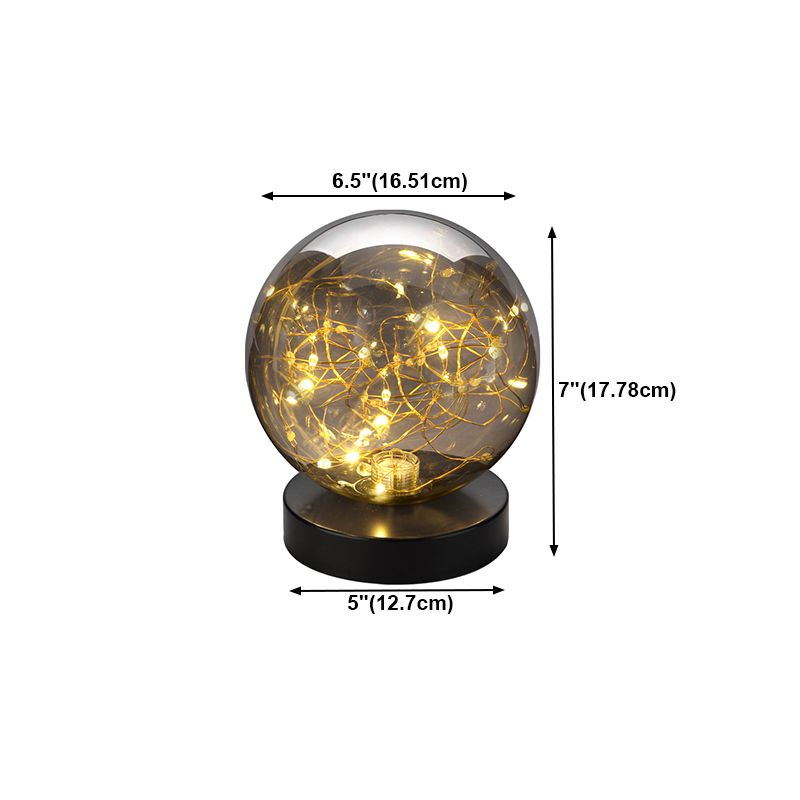 Modern Style Ball Flush Mount Lamp Glass 1 Light Flush Mount Lighting