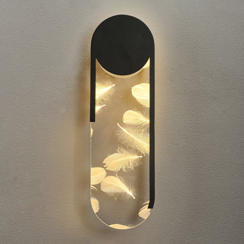 Modern Style Wall Mount Light LED Wall Light with Acrylic Shade for Bedroom