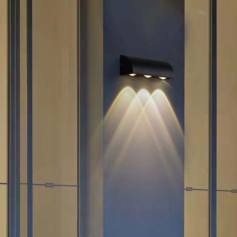 Léger mural simple Corridor Corridor Asle Aluminium Mur