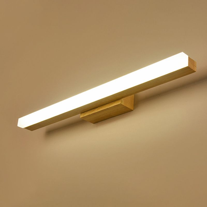 Lineaire houten led badkamer ijdelheid lichten moderne led ijdelheid verlichtingsarmaturen voor badkamer