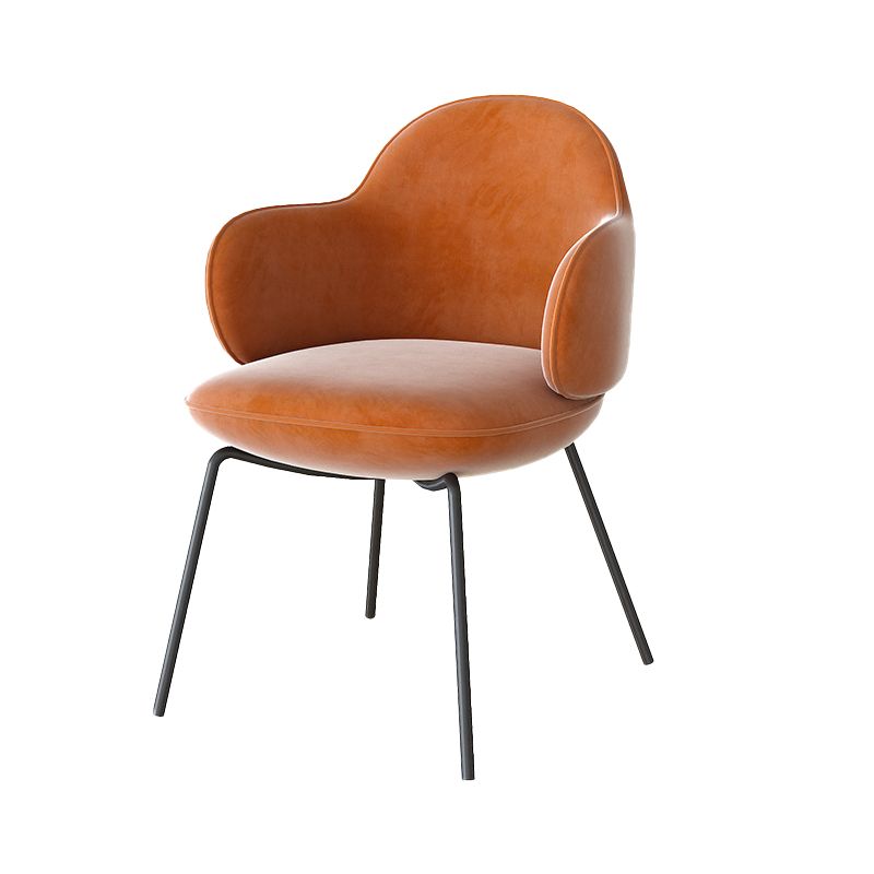 Contemporary Kitchen Dining Arm Chair Upholstered Chair for Kitchen