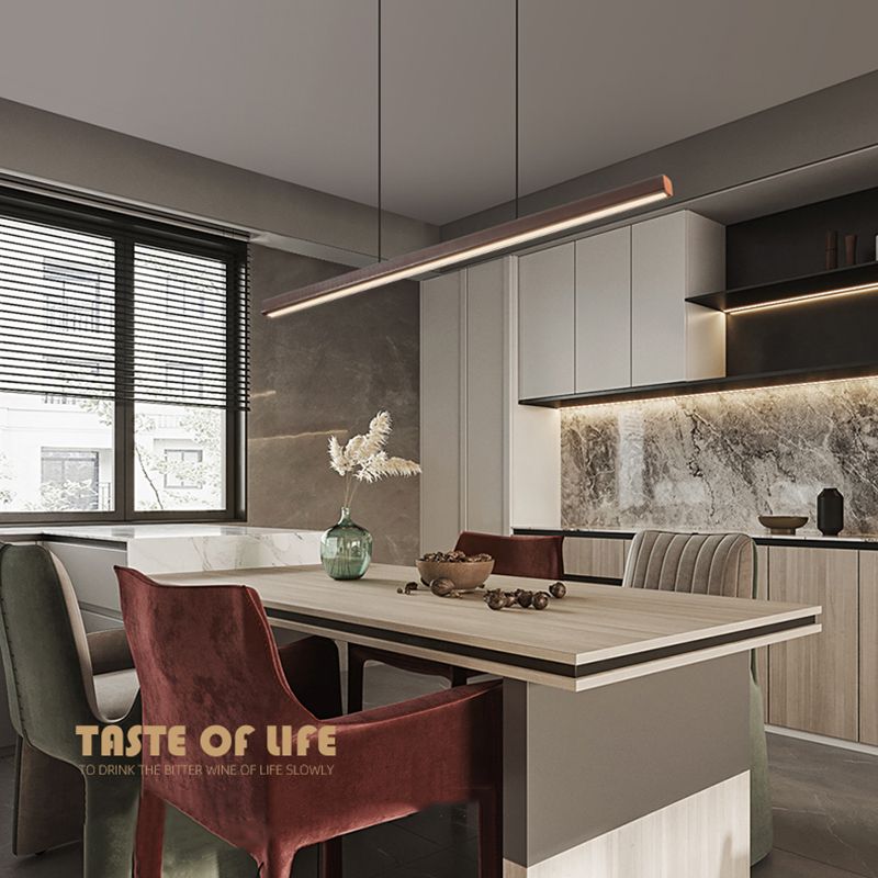 Luce nordica di lusso moderno lussuoso LED Isola sospesa Isola Light per sala da pranzo