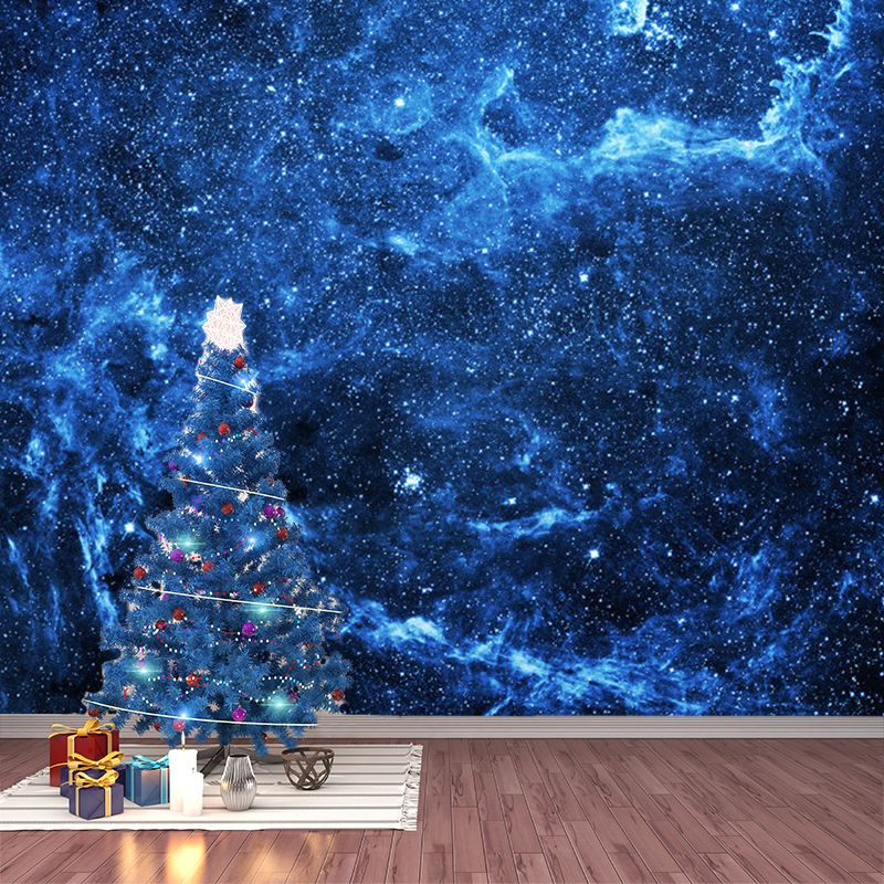 Moisture-Resistant Nebula Wall Mural Decal Personalized Size Simplicity Wall Art for Accent Wall