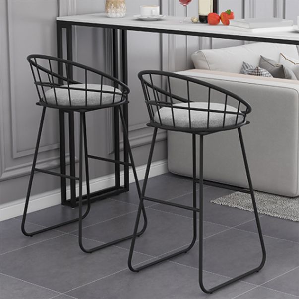 Glam Style Bistro Set 1/2/3 Pieces Stone Bar table with Upholstered Stools