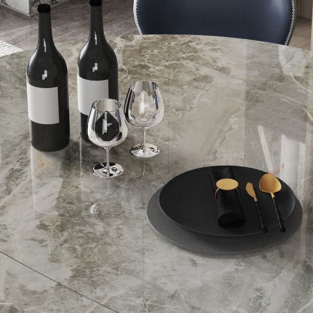 Modern Style Dining Room Dinner Table Round 4 Legs Dining Table