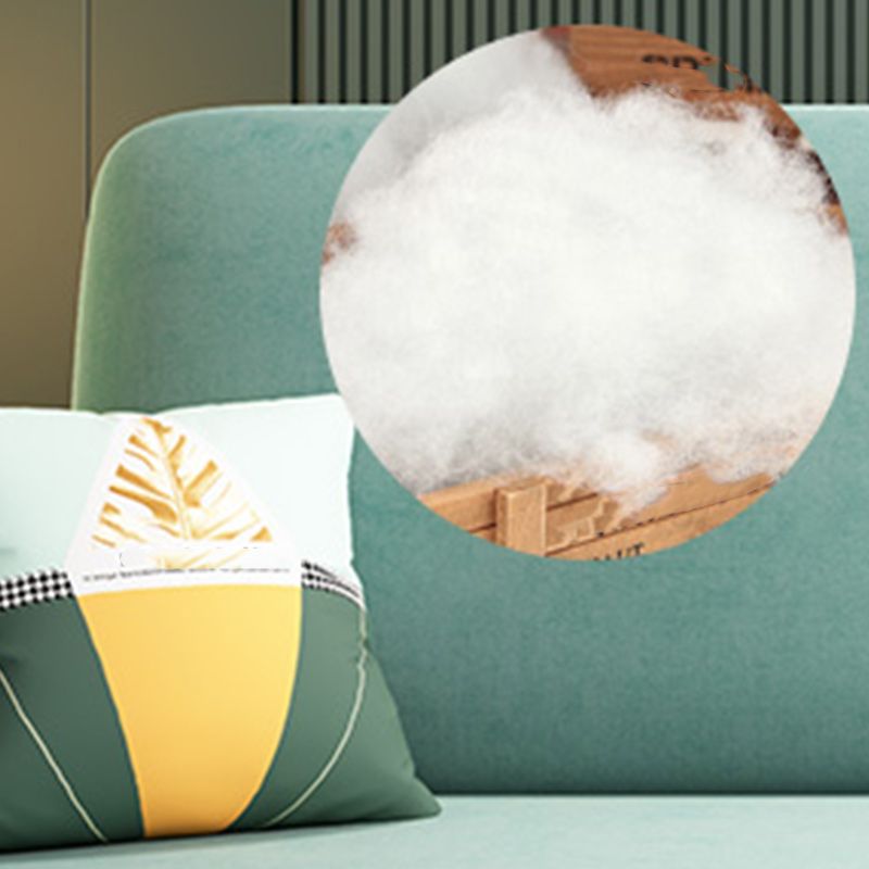 35" Wide Glam Sleeper Sofa Futon Pillow Included Green Sleeper Sofa