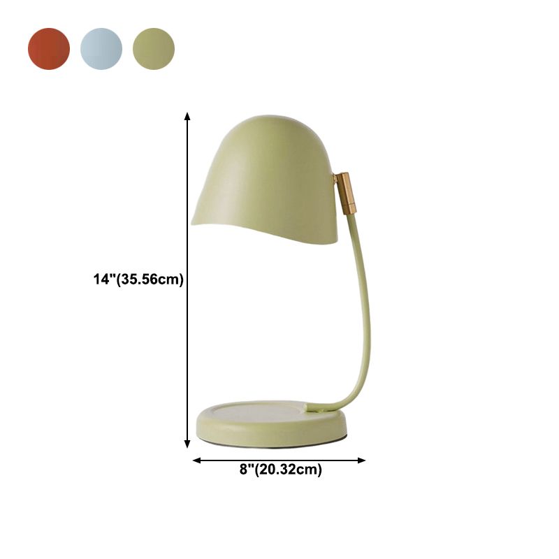 Modern Simple Table Lamp Colorful Egg Shape Table Light for Bedroom (Candle Not Included)