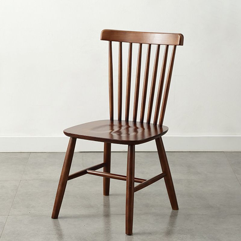 Wood Modern Style Dining Chair Windsor Back Side Chair for Dining Room