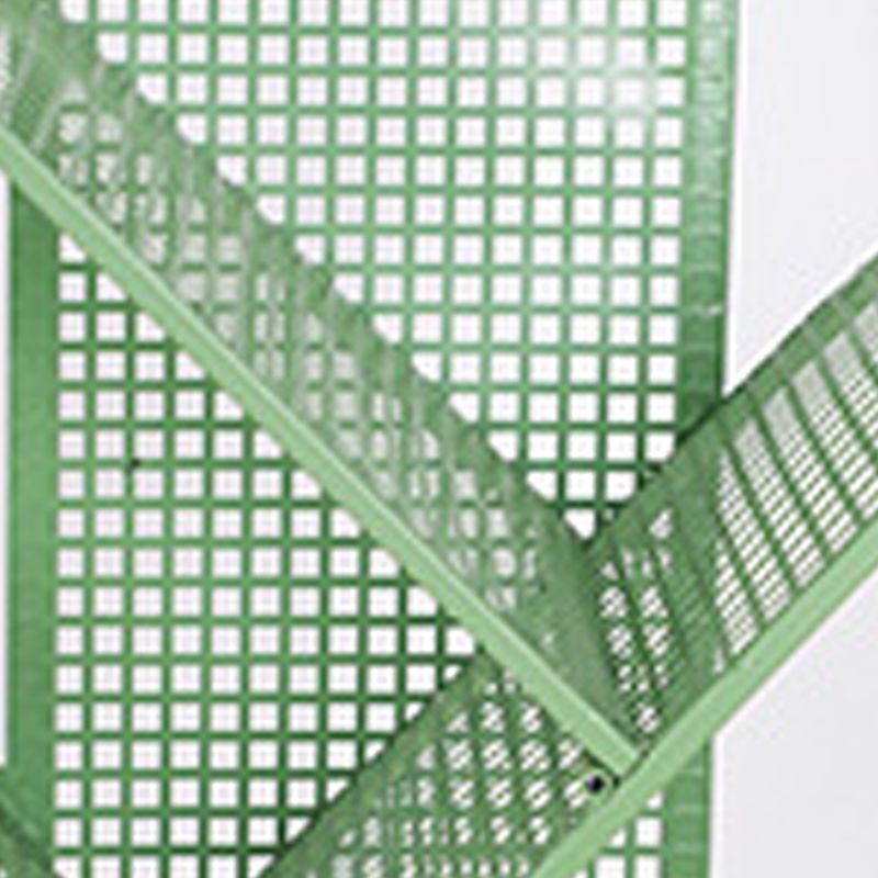 Industrial Geometric Bookcase Metal Book Shelf for Home Office