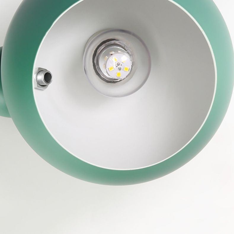 Macaron nordici moderni per pareti di metallo unico Luce a parete singola a parete singola