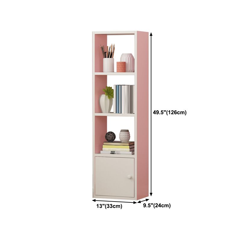 Closed Wooden Bookshelf Modern Home Living Room Study Corner Bookcase