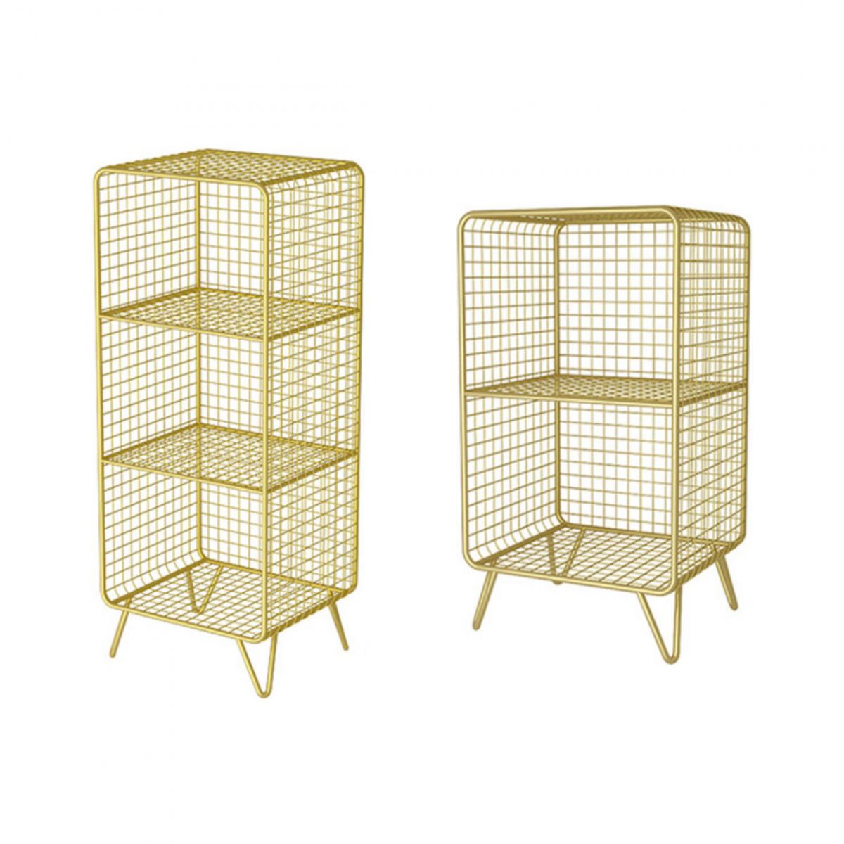 Libreria standard di ferro metallo glam verticale verticale libreria