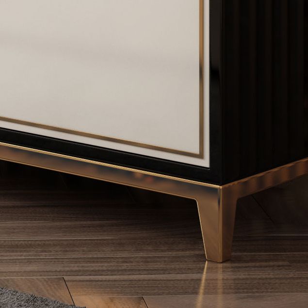 Rectangle Sideboard Luxury Storage Server with Drawers and Doors