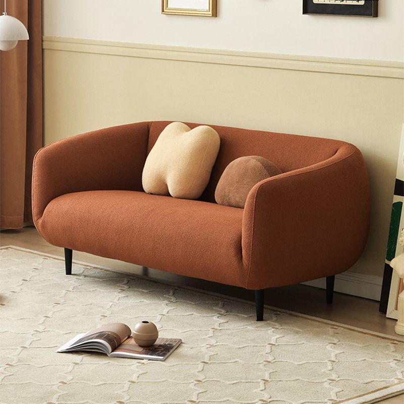 Wool Tuxedo Arm Sofa 31.49" Wide Modern Sofa for Living Room