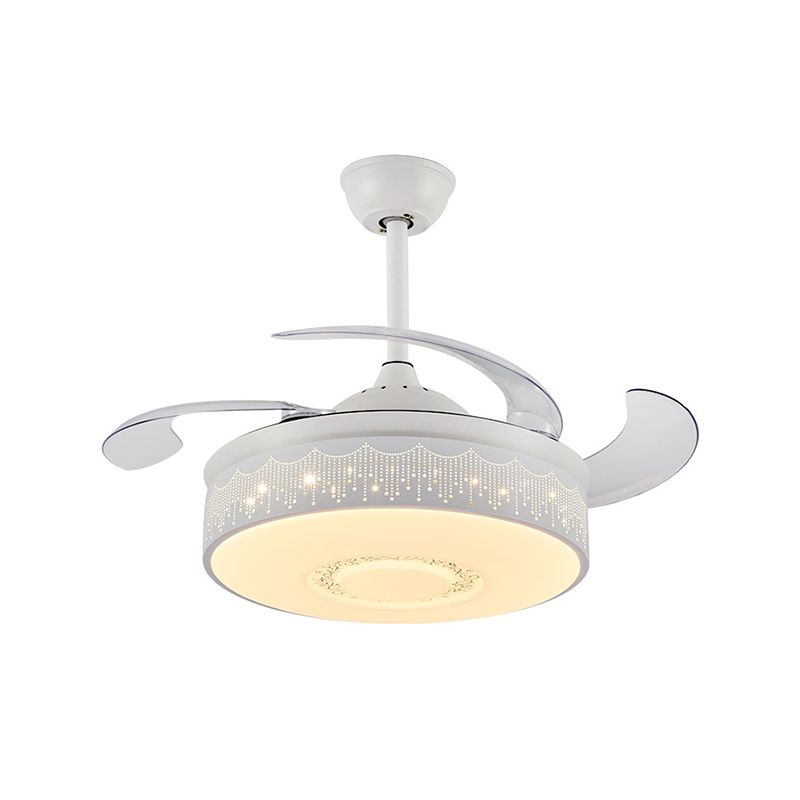 Moderne Drum Anhängerlüfter Lampe 42 -Zoll