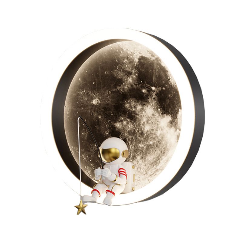 Children LED Wall Mount Light 1-Light Wall Light with Acrylic Shade for Kid's Room