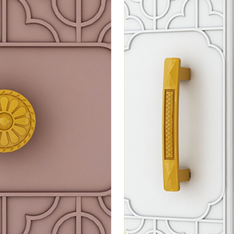 Hinged Wardrobe Armoire with Garment Rod Plastic Wardrobe Closet