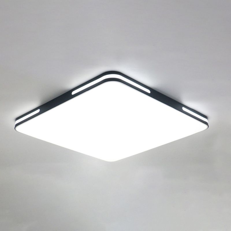 1-Light Geometric Shade Flush Mount Modern Simple Style Flush Mount Ceiling Light Fixture