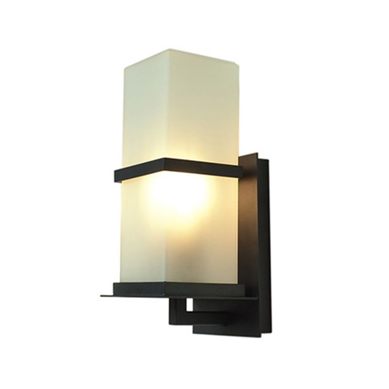 Moderna forma di geometria della luce della parete in alluminio 1 forma a parete leggera con vetro per all'aperto