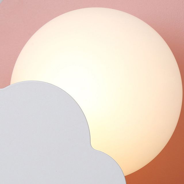 Moderna semplicità nuvola a parete a parete leggera monte muro di lampada per camera da letto