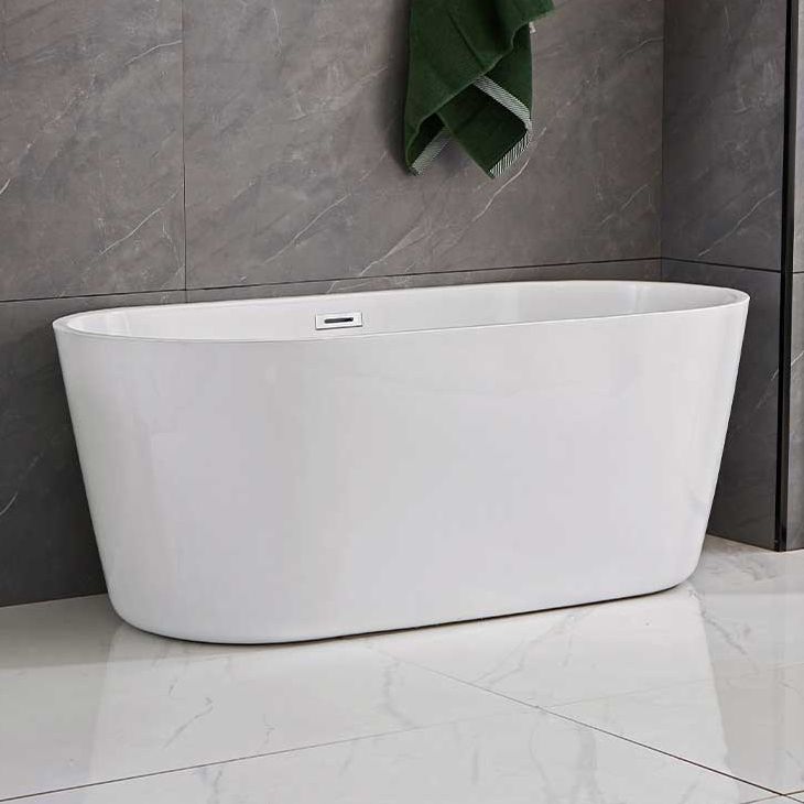 Soaking Antique Finish Bath Stand Alone Modern Oval Bath Tub