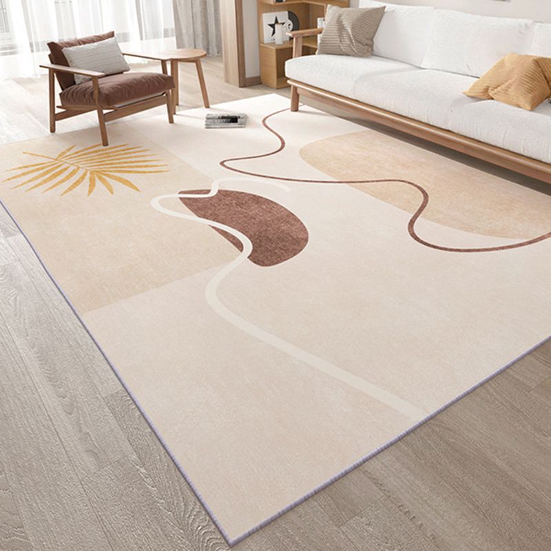 Tapis géométrique de style moderne Rapis polyester tapis résistant à la tache pour la décoration intérieure