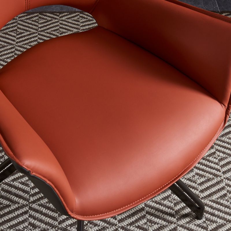 Silla de comedor de metal moderno sillón lateral giratorio para uso en restaurantes