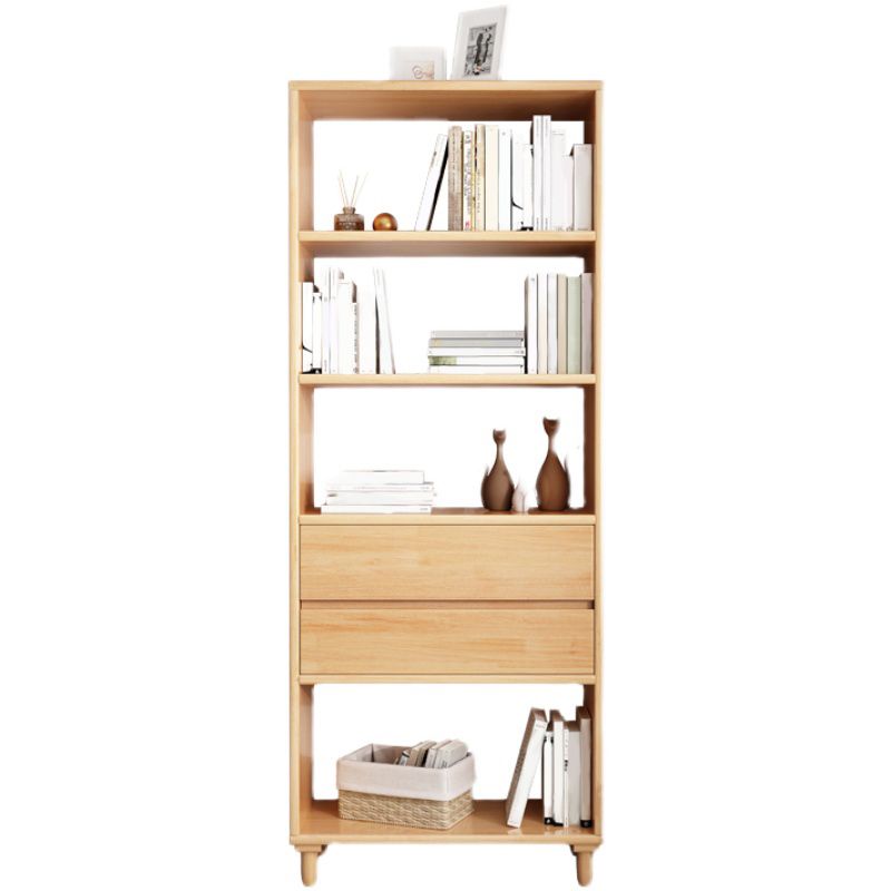Bibliothèque standard en bois à 4 étagères étagère contemporaine, 67''h x 23.6''w