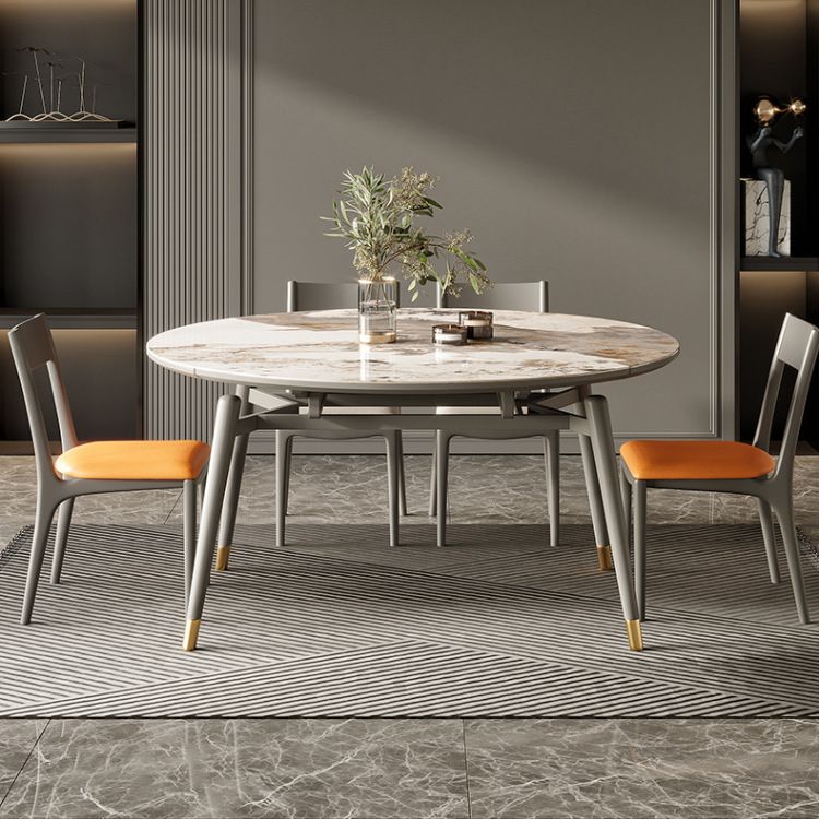 Dining Room Dinner Table Extendable 4 Legs Kitchen Dining Table