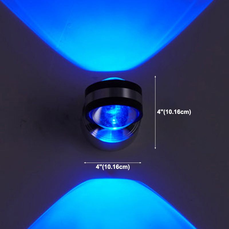 Modern Style Ball Wall Lighting Fixtures Metal 2 Lights Wall Mounted Lamps