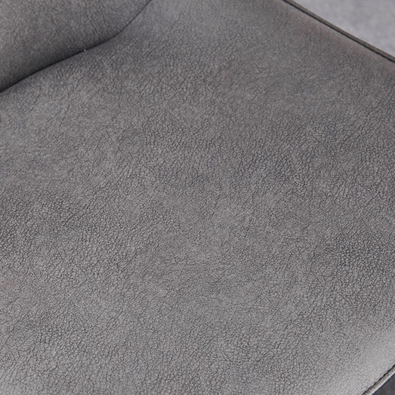 Wingback Side Chair Contemporary Faux Leather Kitchen Dining Chair