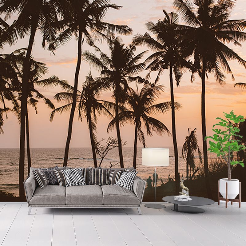 Photography Stain Resistant Wallpaper Tropical Scenery Living Room Wall Mural