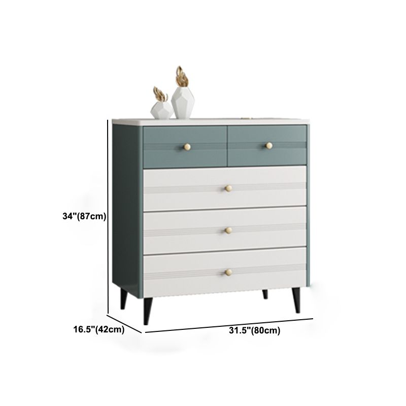 Modern Rectangle Accent Chest with Drawer Scratch Resistant Chest