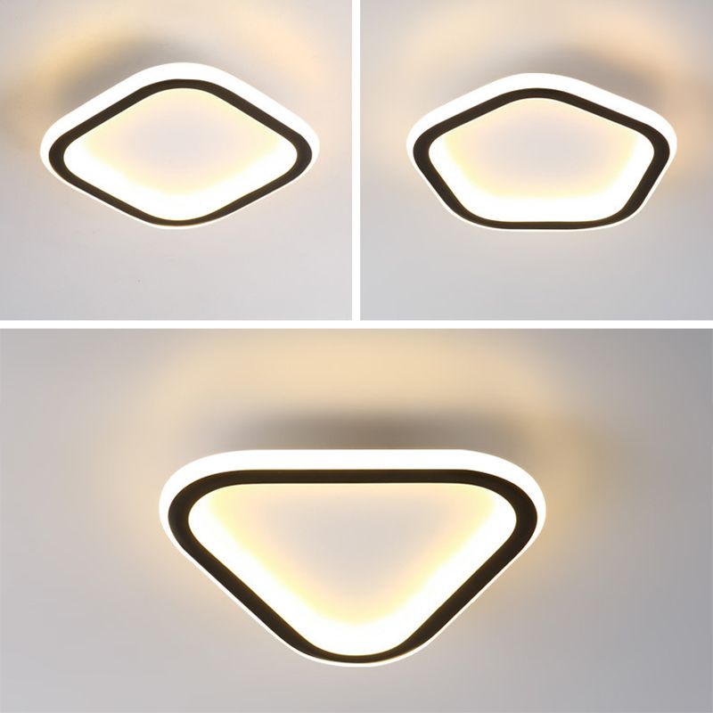 Ultra-Thin Flush Mount Ceiling Light Fixture Modern Minimalist Style Acrylic Flush Ceiling Lights
