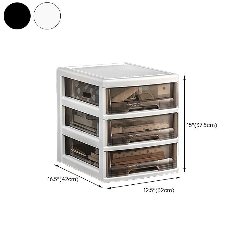 Vertical Transparent Filing Cabinet Contemporary Plastic Drawers File Cabinet