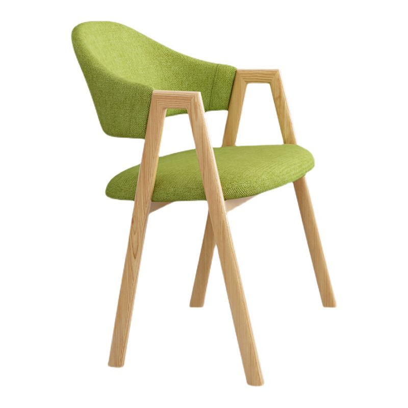 Chaise de salle à manger contemporaine en métal, chaise latérale de salle à manger en velours pour usage domestique