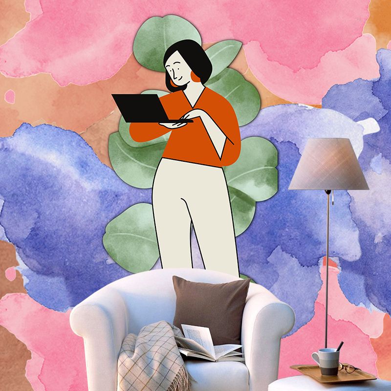 Simplicity Wall Art for Art Gallery Waterproof Stain-Proof Wall Decor, Custom Size