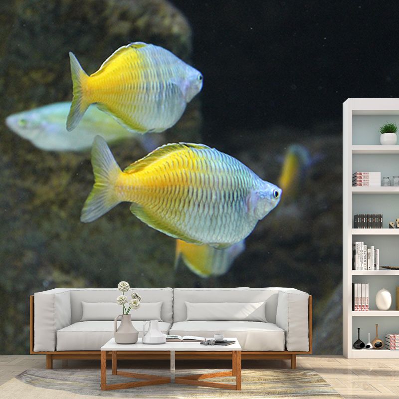 Popular Wall Mural Tropical Fish Print Sitting Room Wall Mural