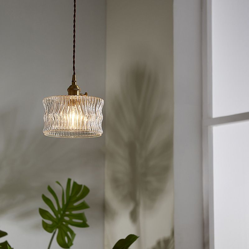 1-Lichtzylinder Hängnisbeleuchtung Vintage Pendelleuchte Lichtkit für Schlafzimmer