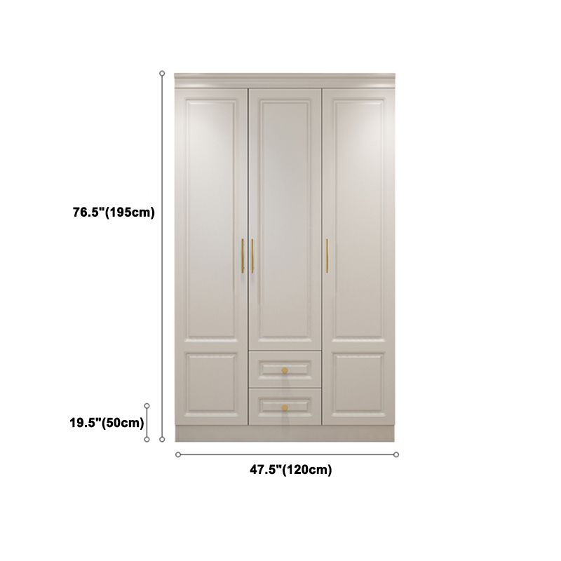 Contemporary Wooden Wardrobe Soft Close Drawer Wardrobe Closet for Bedroom