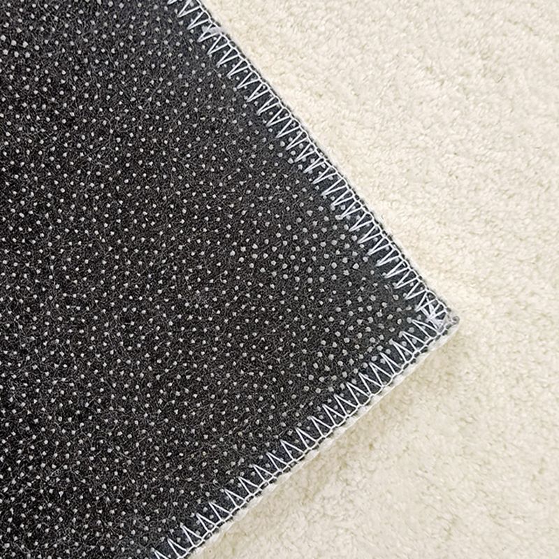 Beige Tone Rug Rectangle Shape Living Room Polyester Washable Area Rug