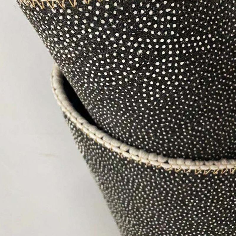 Gold Modern Rug Polyester Color Block Indoor Rug Washable Rug for Living Room