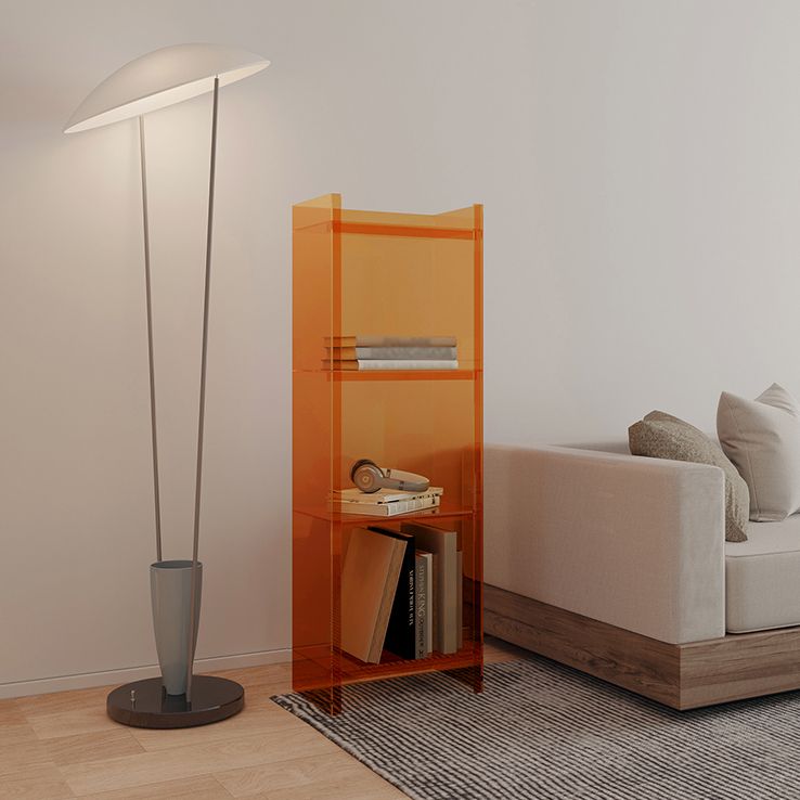 Libreria standard acrilica scandinava chiusa libreria verticale